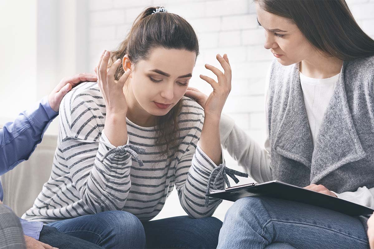 people at an ohio addiction treatment center