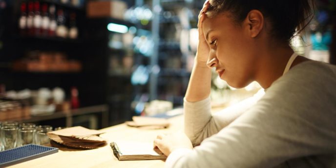 a woman learns how to recognize relapse