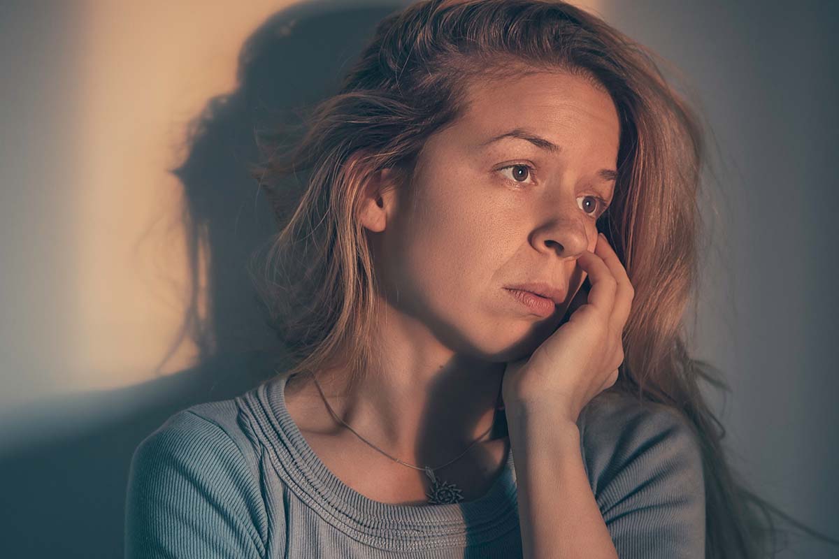 a woman goes through precipitated withdrawal