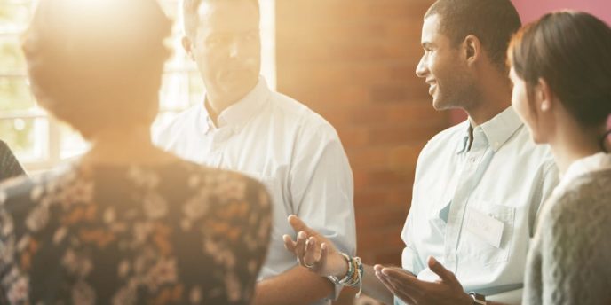 Why Attend A Suboxone Clinic Near Columbus Ohio_ people chatting in group